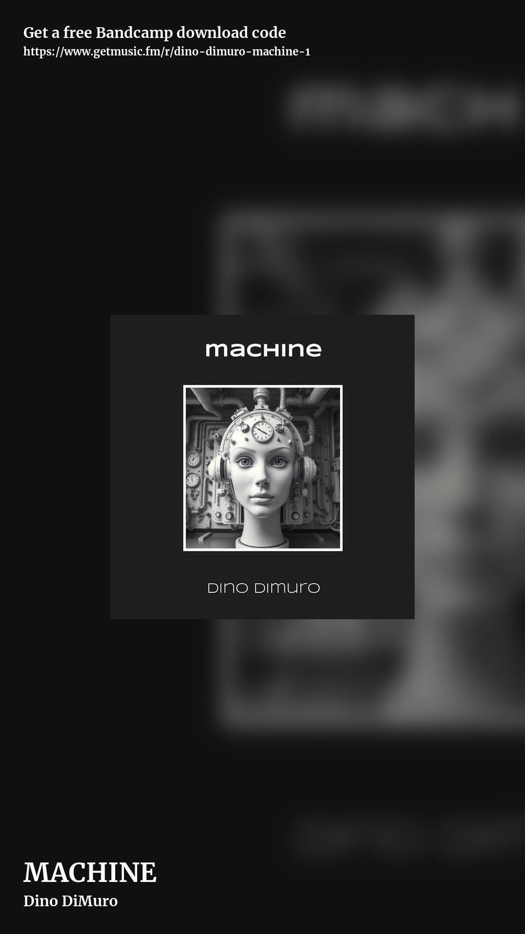 MACHINE by Dino DiMuro, story promo share image