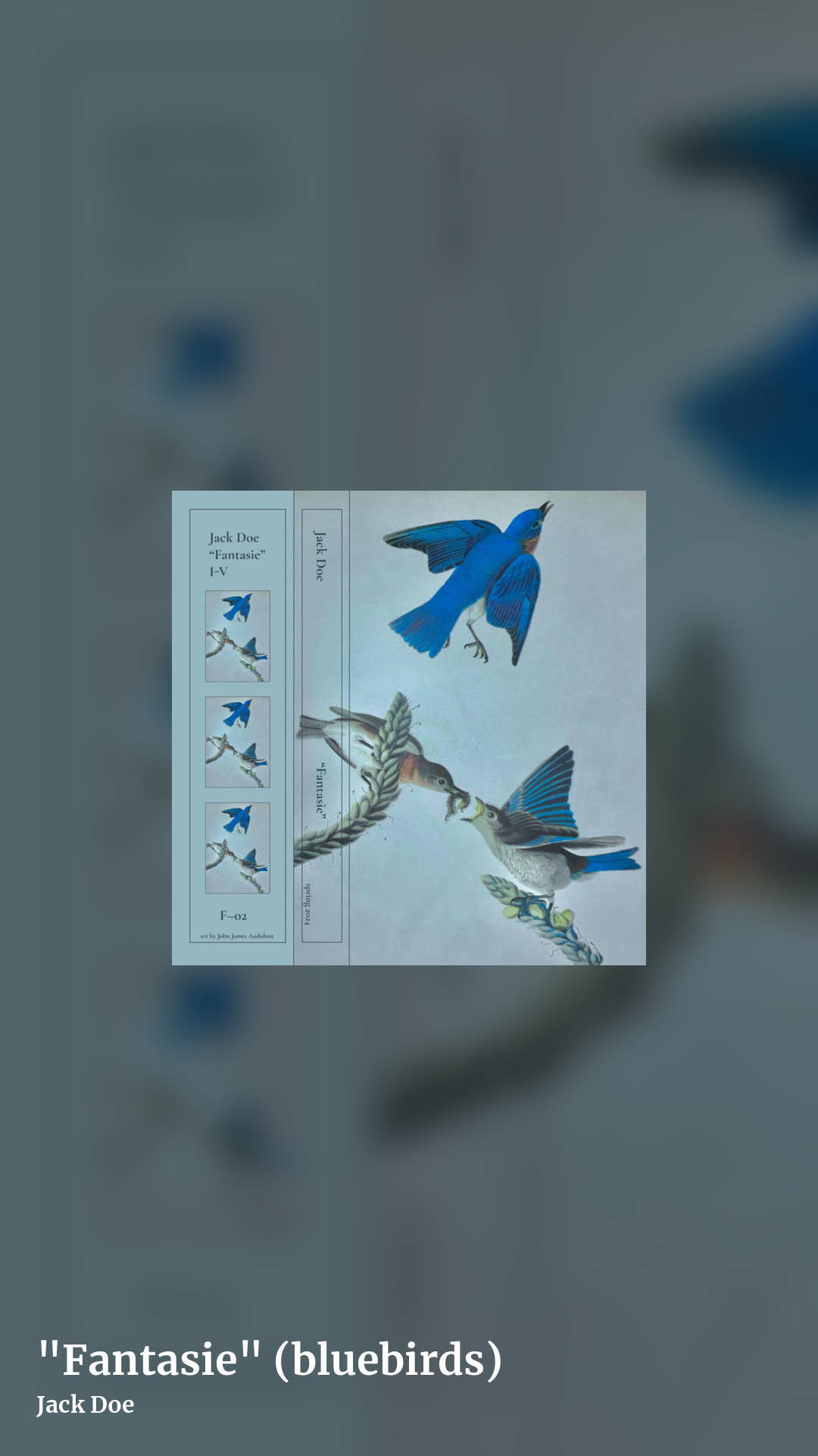 "Fantasie" (bluebirds) by Jack Doe, story clean share image