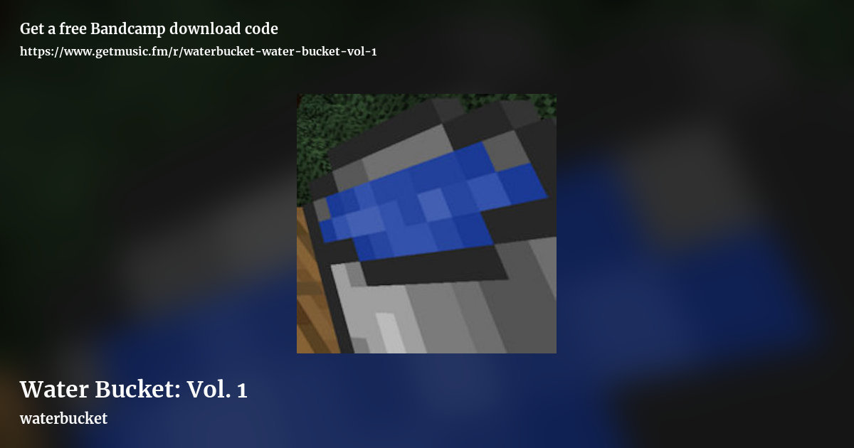 Water Bucket: Vol. 1 by waterbucket, landscape promo share image