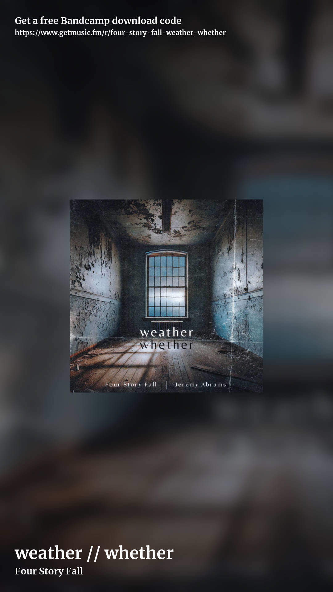 weather // whether by Four Story Fall, story promo share image