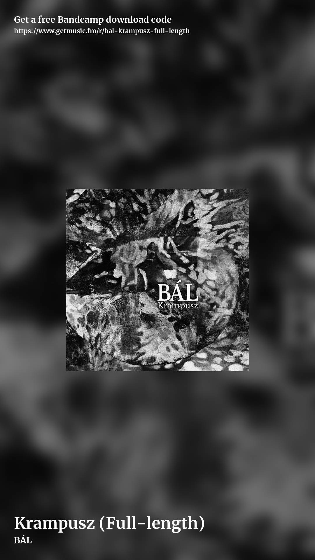Krampusz (Full-length) by BÁL, story promo share image