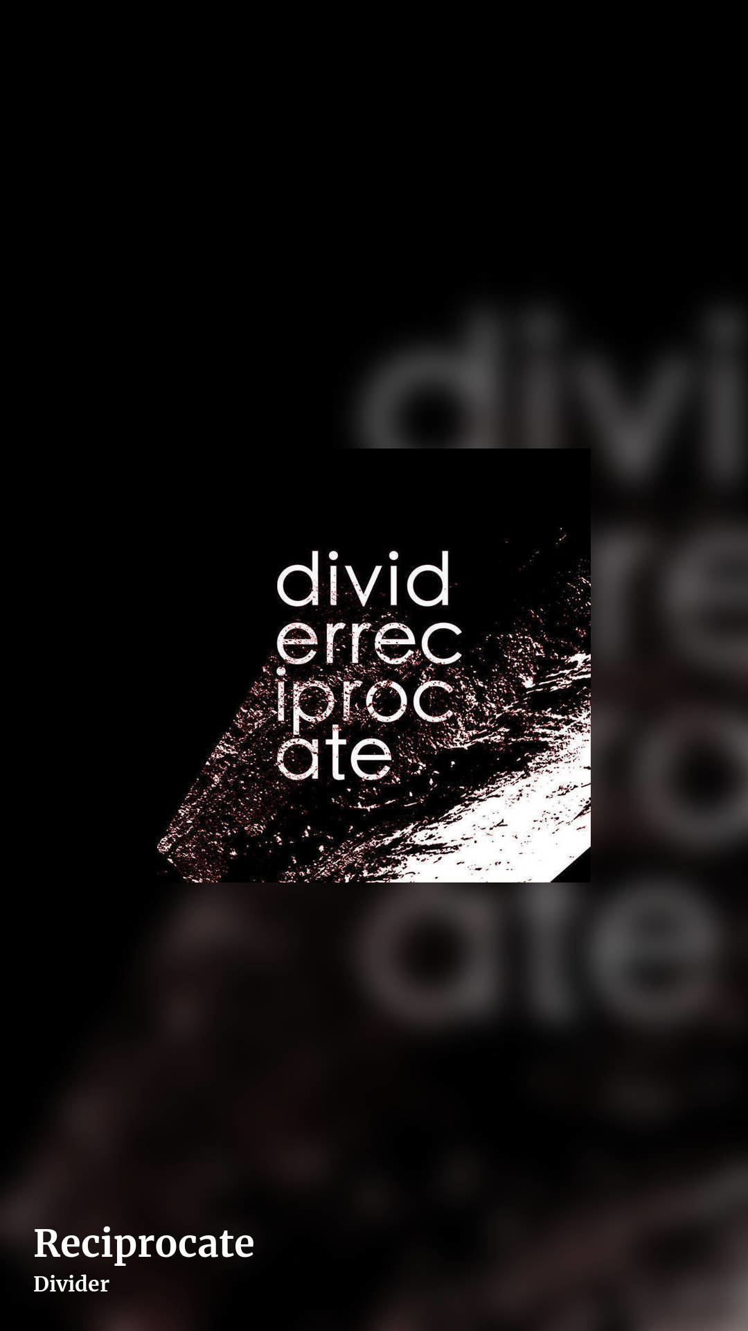 Reciprocate by Divider, story clean share image