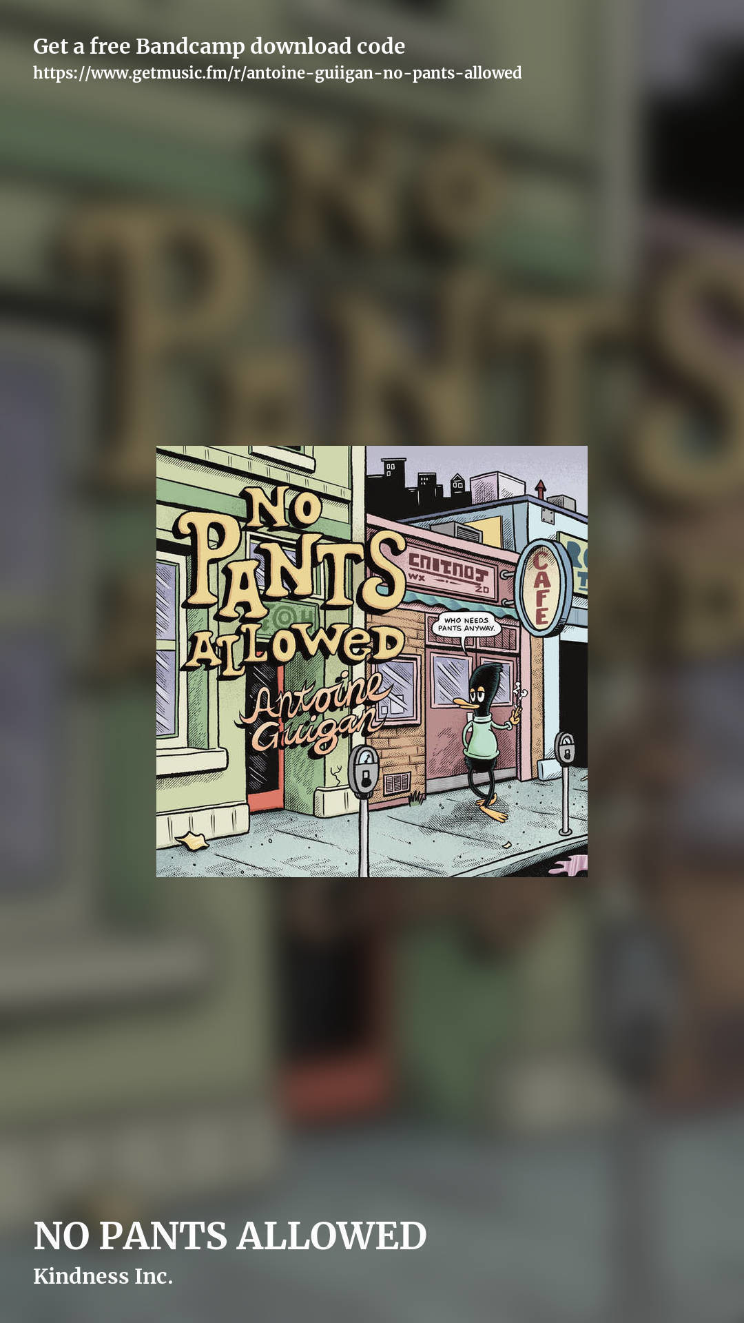 NO PANTS ALLOWED by Kindness Inc., story promo share image