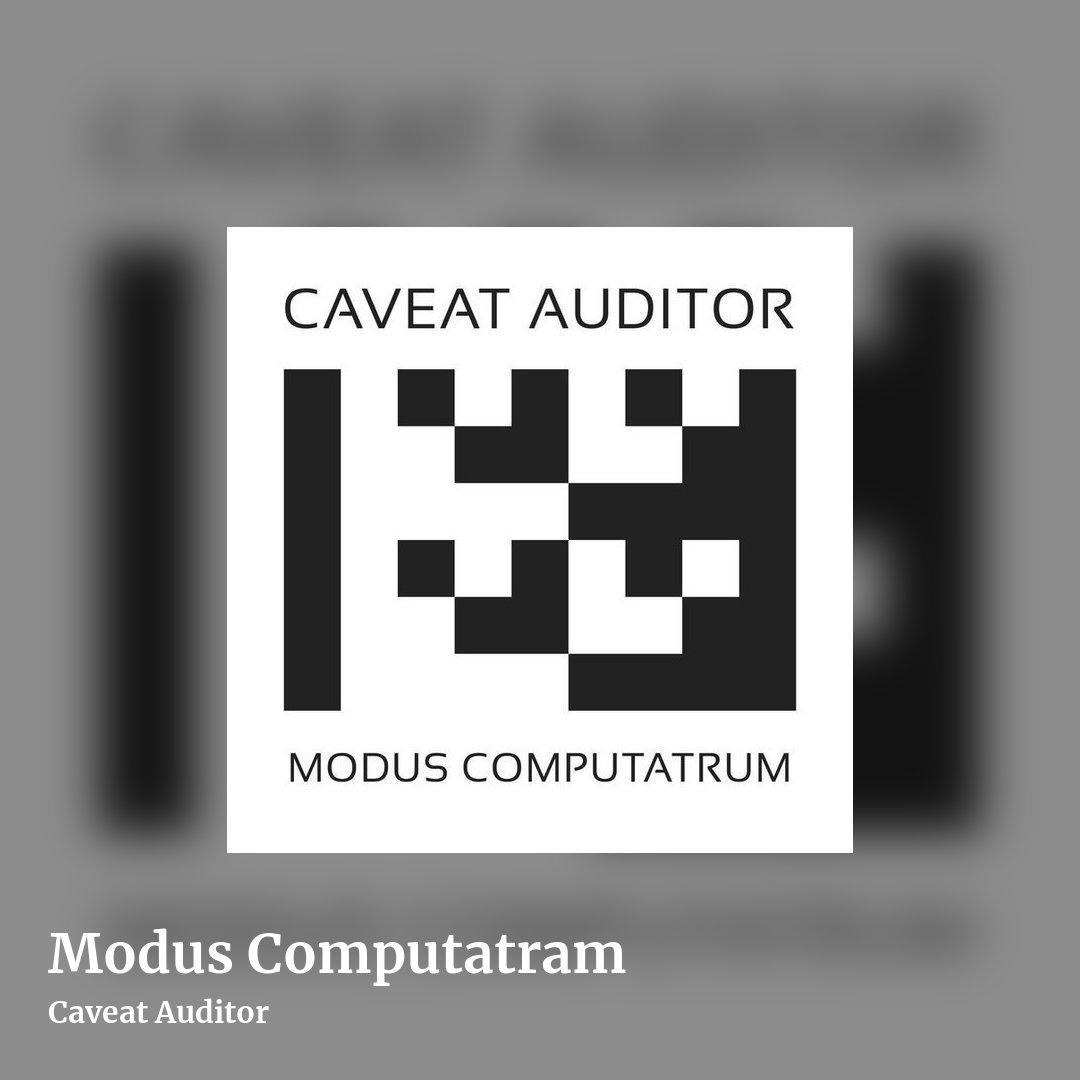 Modus Computatram by Caveat Auditor, square clean share image