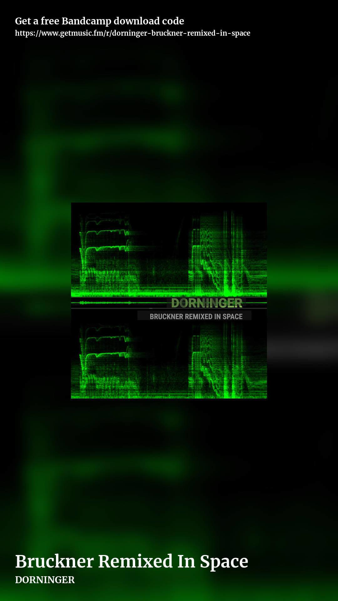 Bruckner Remixed In Space by DORNINGER, story promo share image