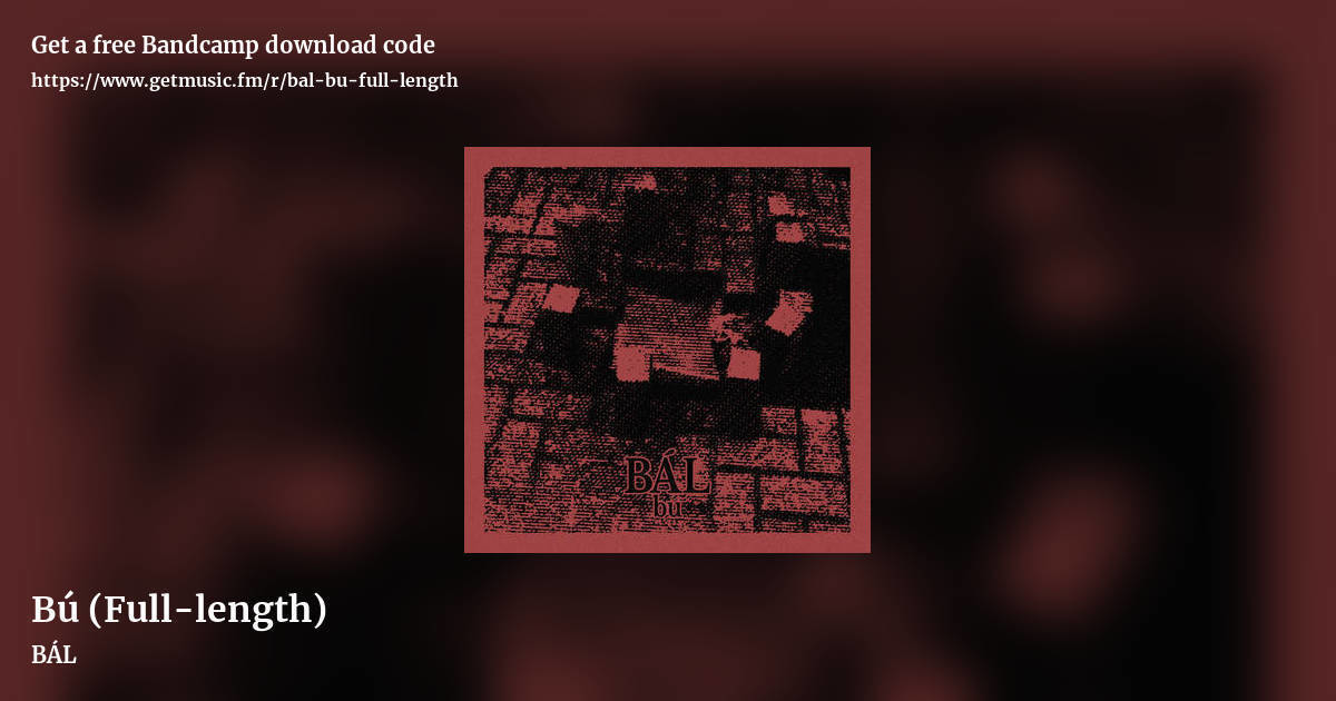 Bú (Full-length) by BÁL, landscape promo share image