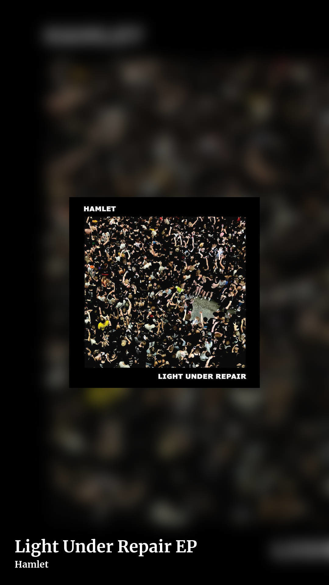 Light Under Repair EP by Hamlet, story clean share image