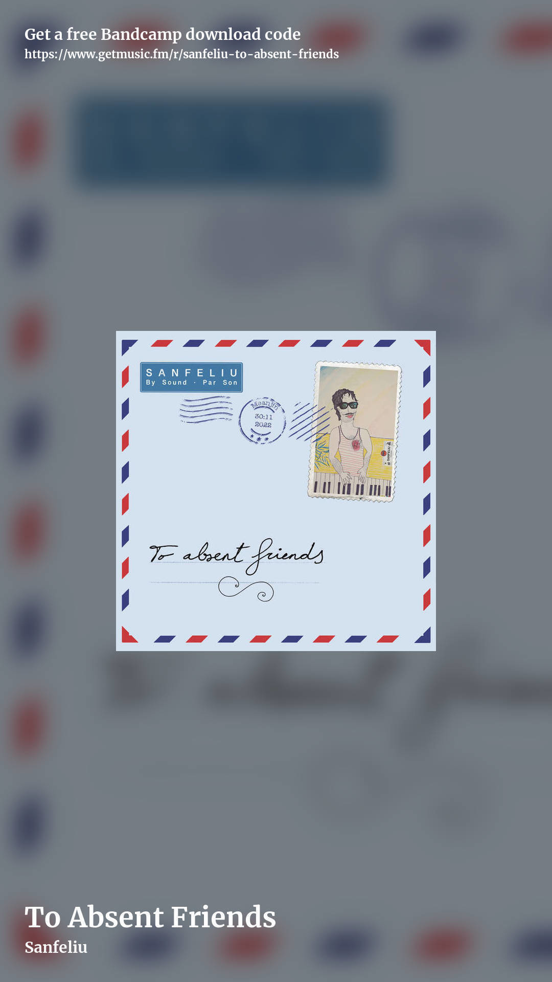 To Absent Friends by Sanfeliu, story promo share image