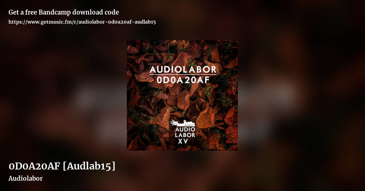 0D0A20AF [Audlab15] by Audiolabor, landscape promo share image