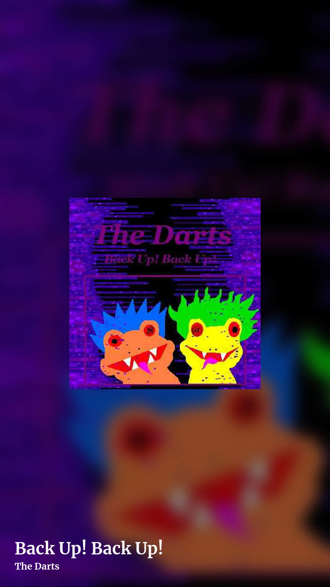 Back Up! Back Up! by The Darts, story clean share image