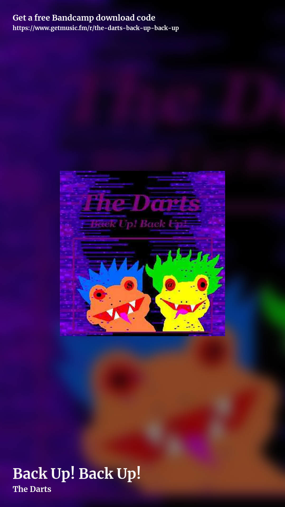 Back Up! Back Up! by The Darts, story promo share image