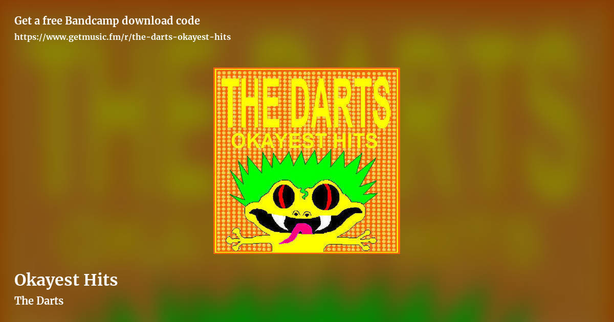 Okayest Hits by The Darts, landscape promo share image