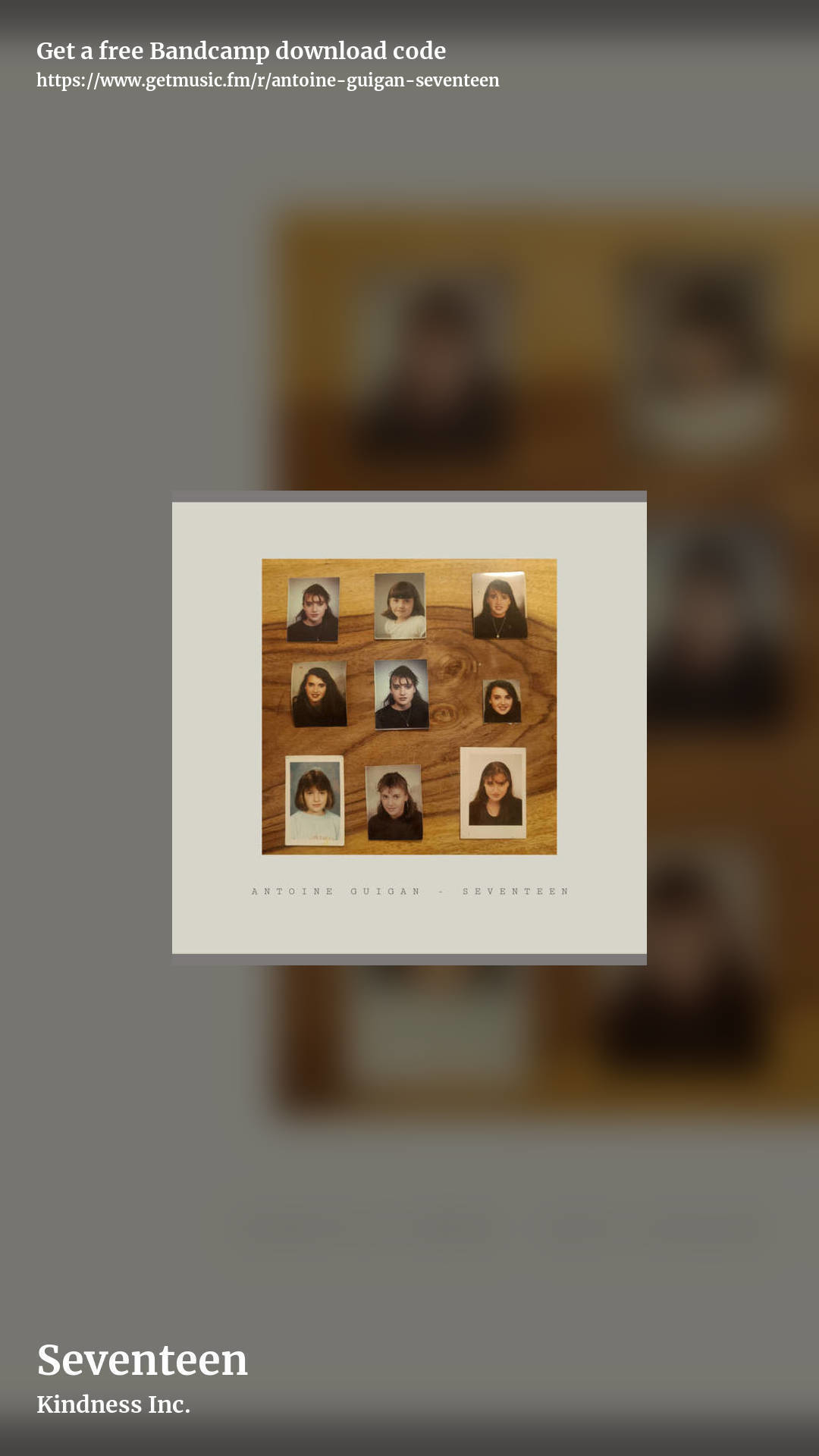 Seventeen by Kindness Inc., story promo share image