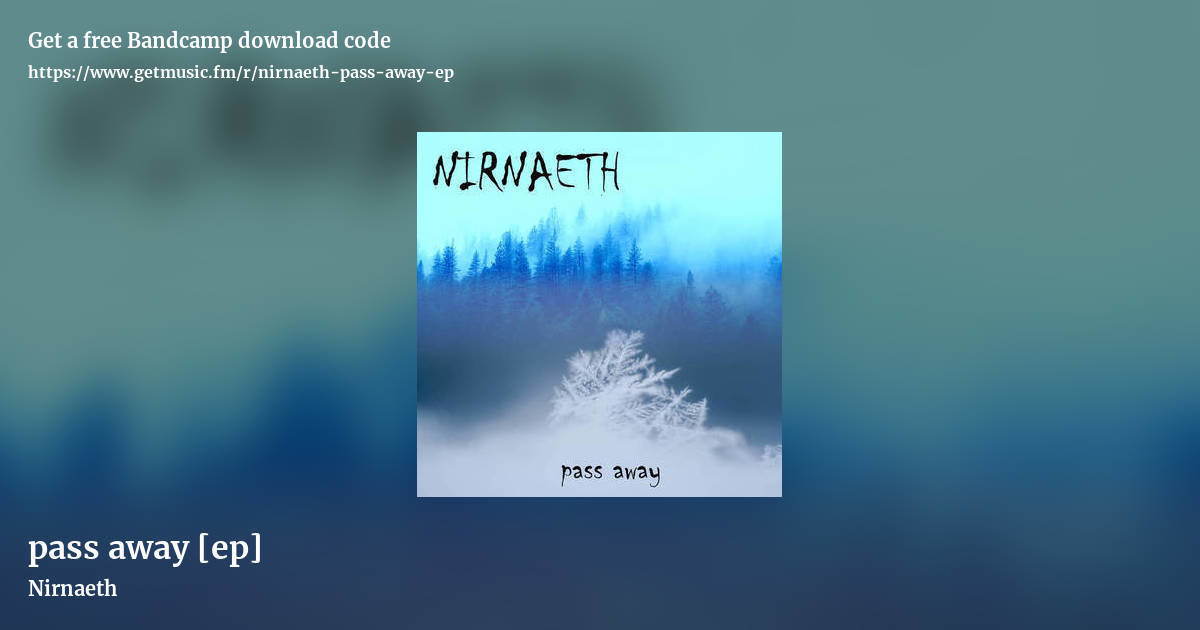 pass away [ep] by Nirnaeth, landscape promo share image