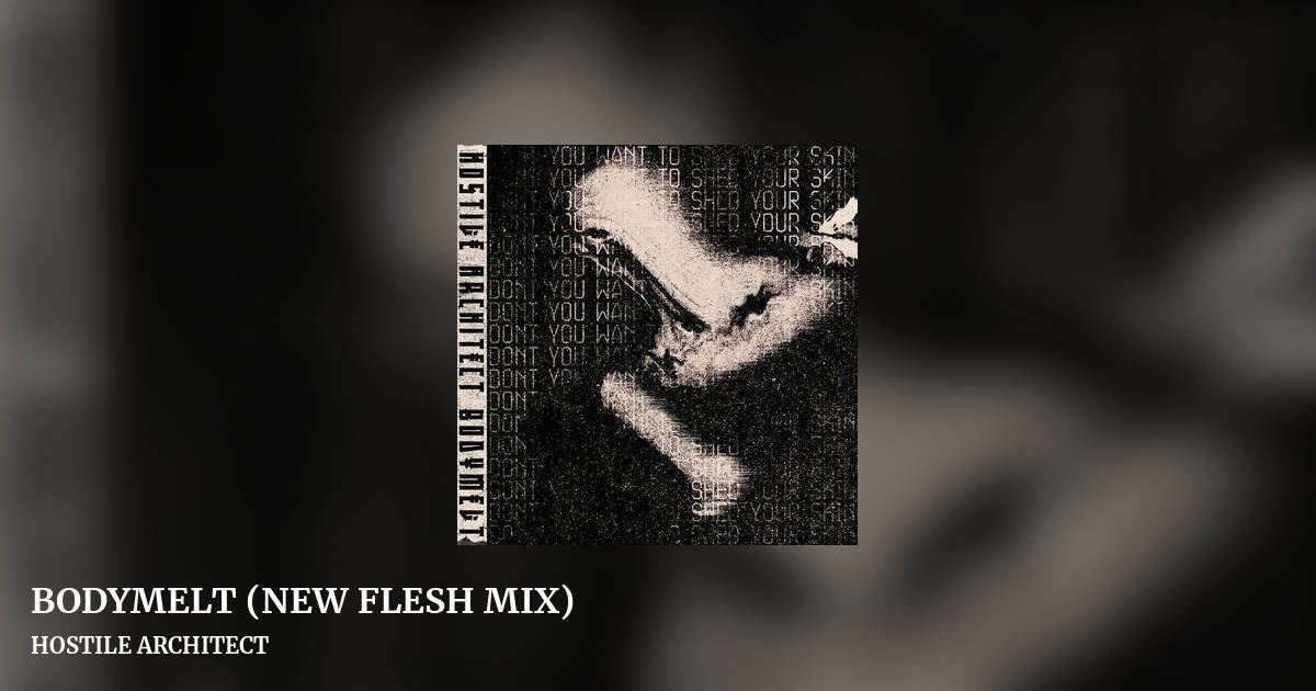 BODYMELT (NEW FLESH MIX) by HOSTILE ARCHITECT, landscape clean share image