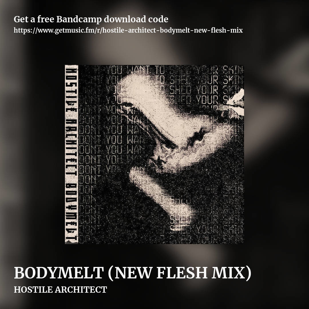 BODYMELT (NEW FLESH MIX) by HOSTILE ARCHITECT, square promo share image