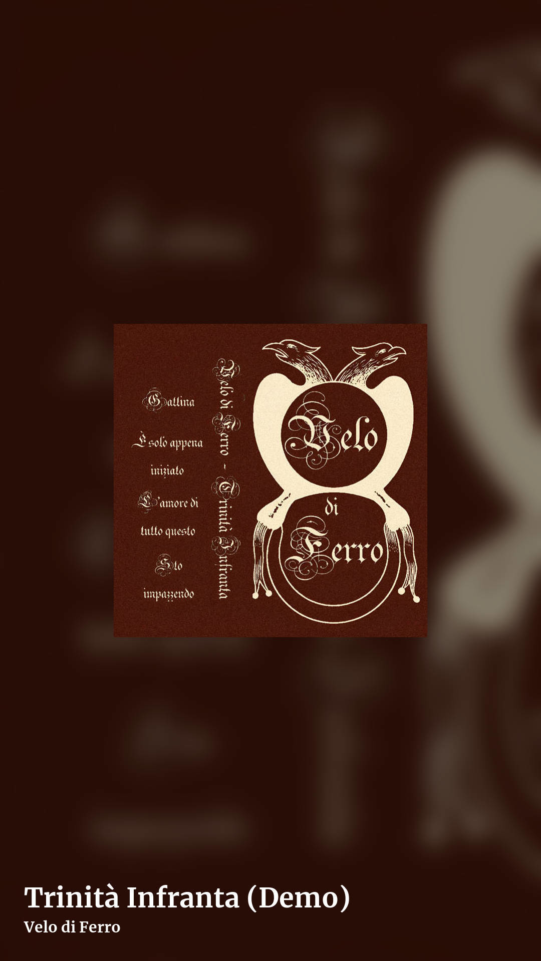 Trinità Infranta (Demo) by Velo di Ferro, story clean share image
