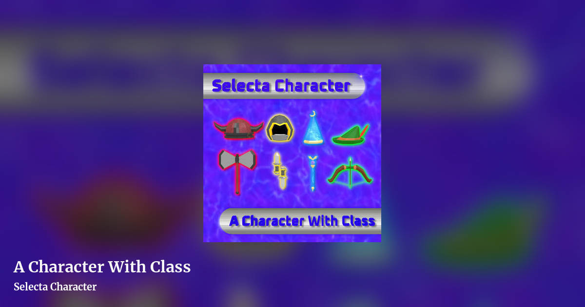 A Character With Class by Selecta Character, landscape clean share image