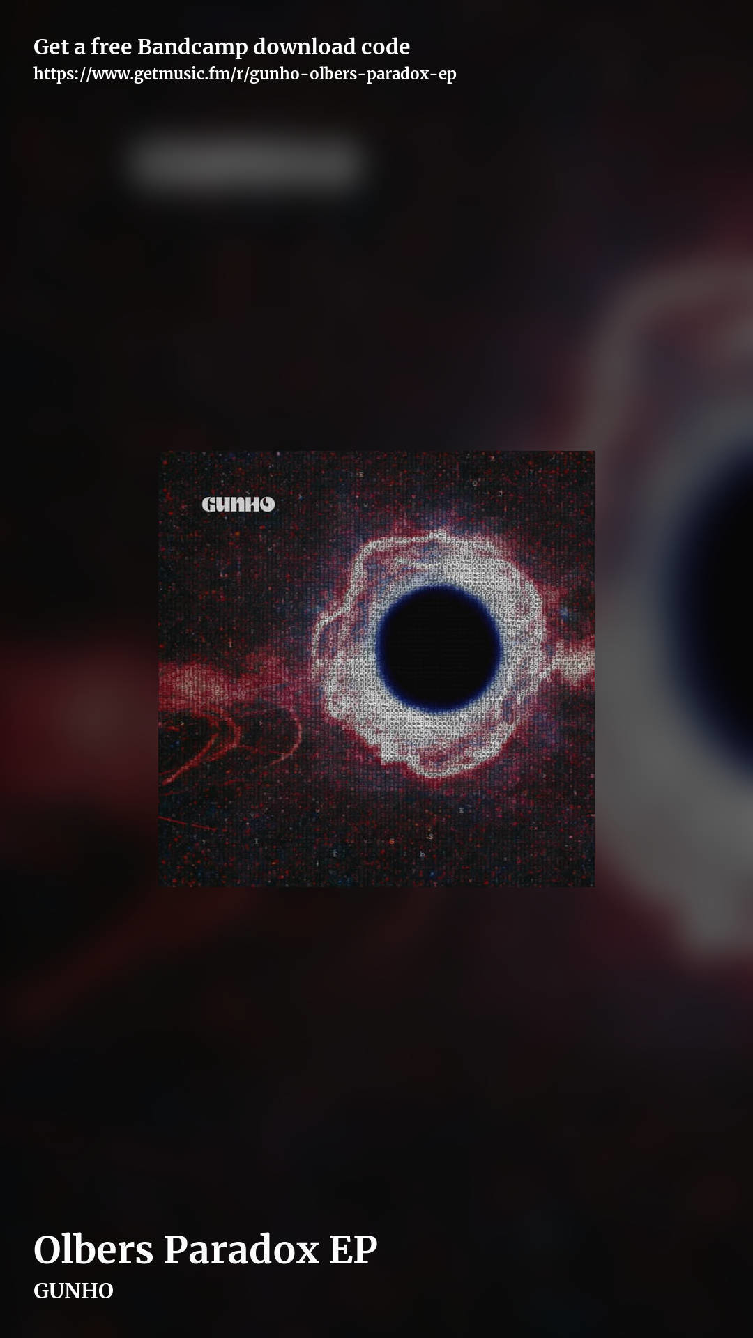 Olbers Paradox EP by GUNHO, story promo share image