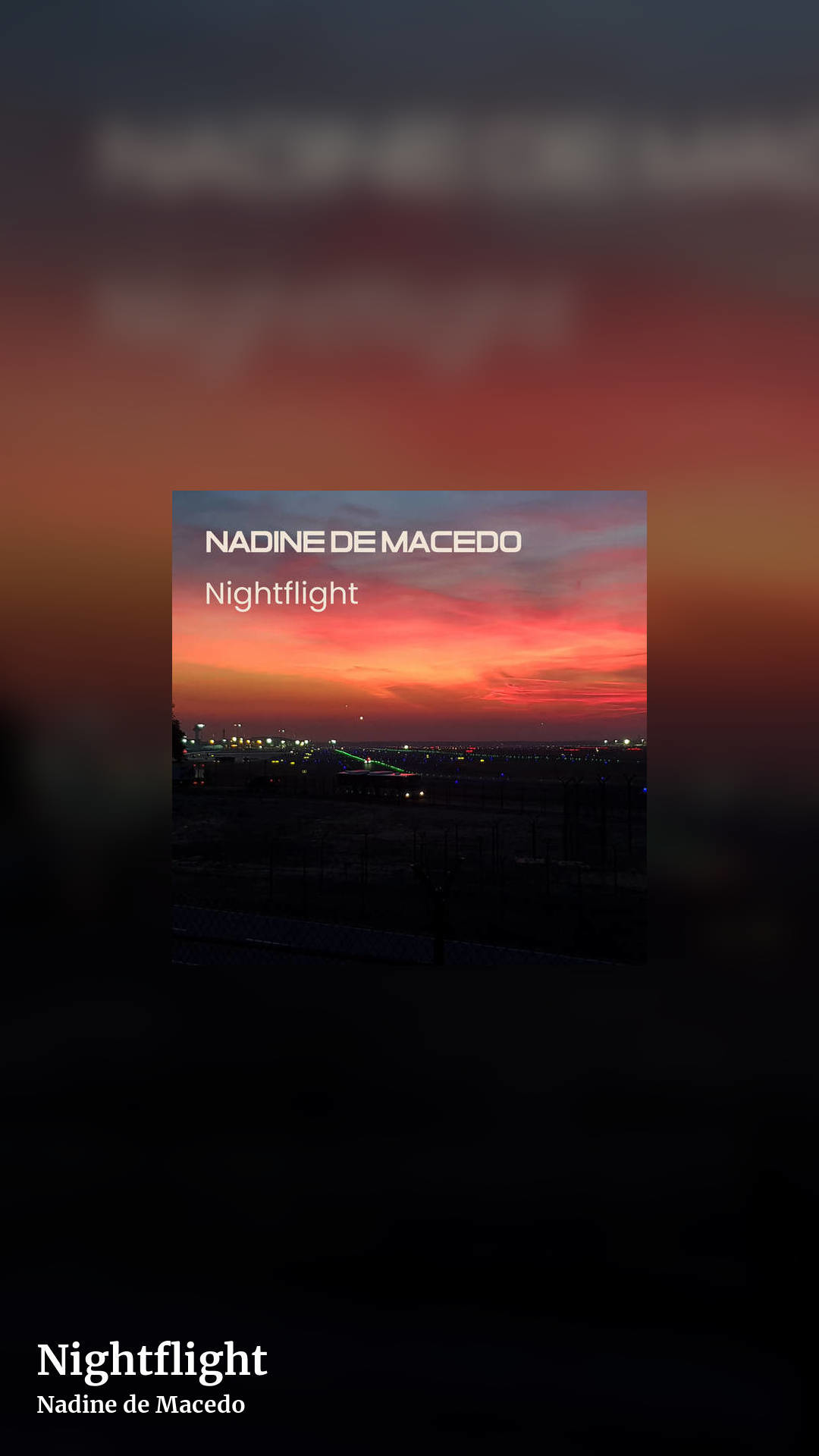 Nightflight by Nadine de Macedo, story clean share image