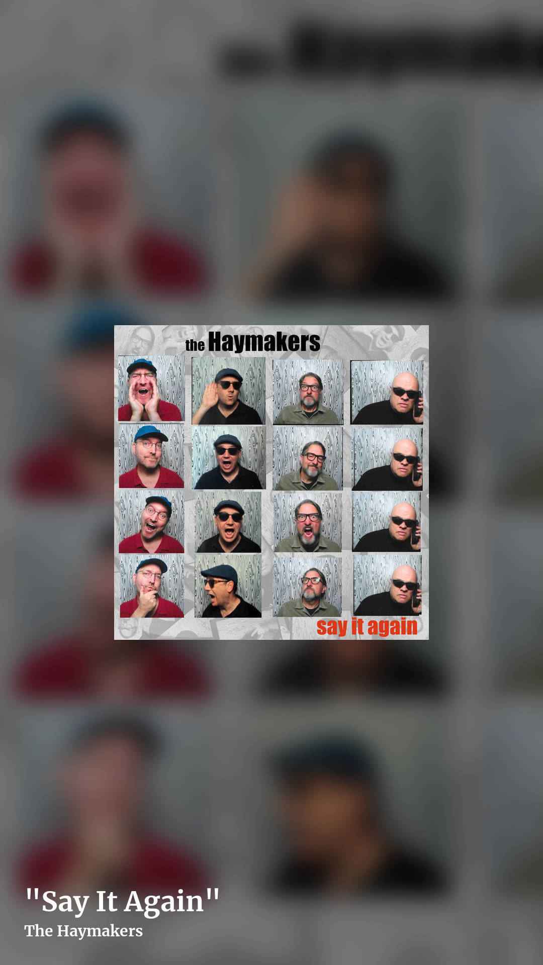 "Say It Again" by The Haymakers, story clean share image
