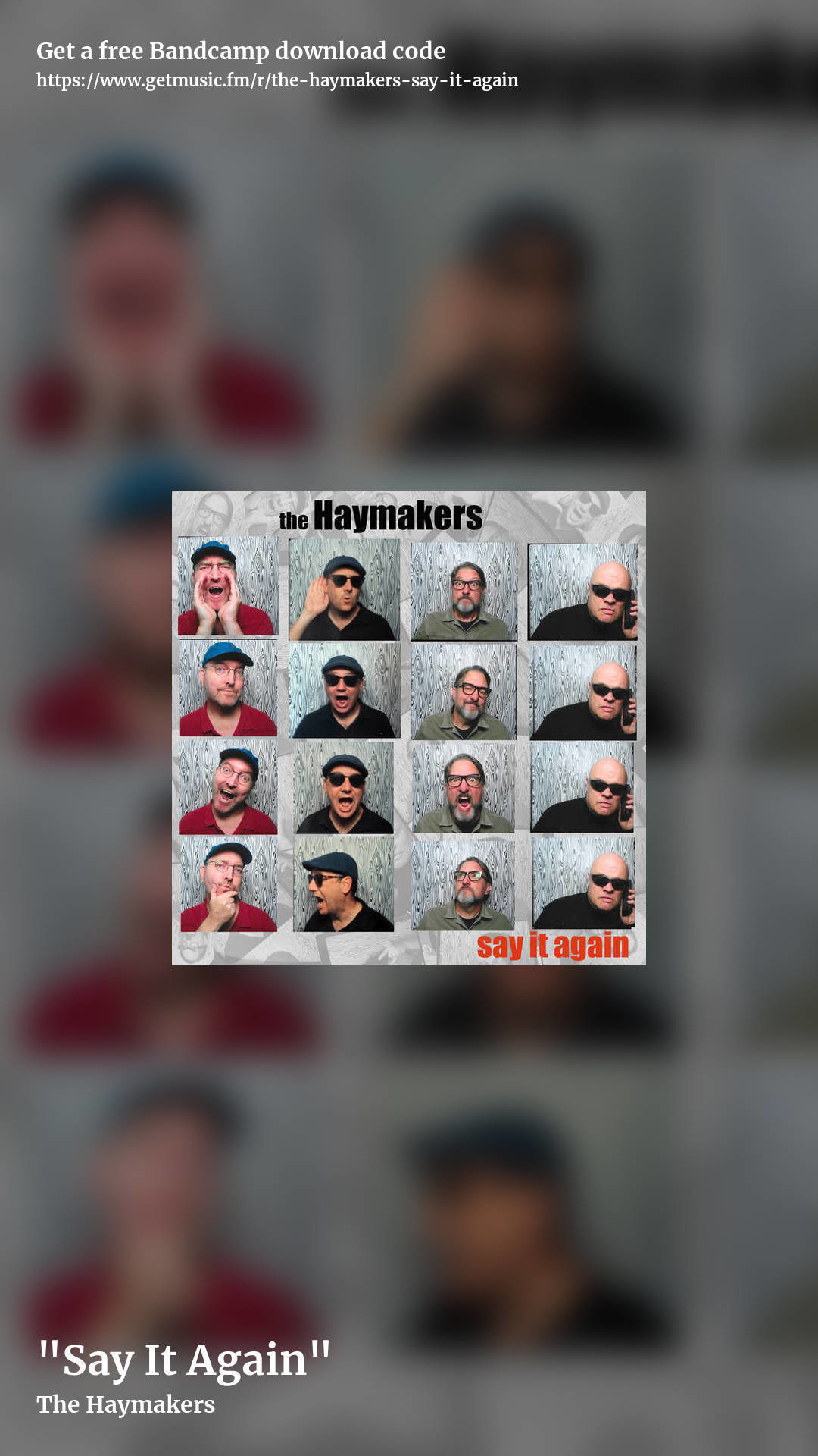 "Say It Again" by The Haymakers, story promo share image