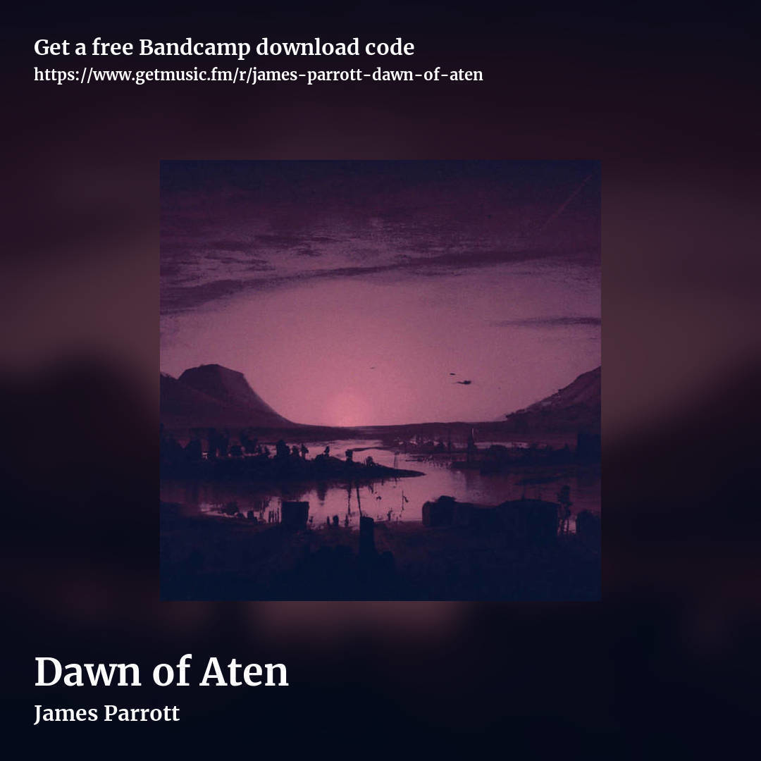 Dawn of Aten by James Parrott, square promo share image