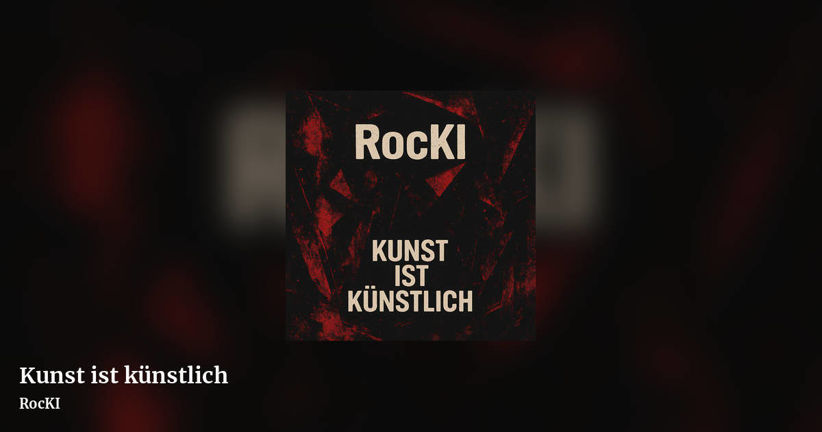 Kunst ist künstlich by RocKI, landscape clean share image