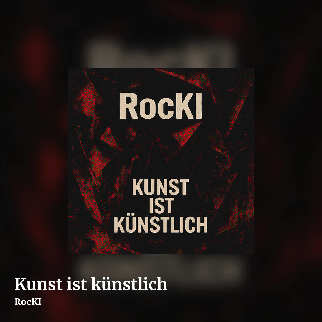 Kunst ist künstlich by RocKI, square clean share image