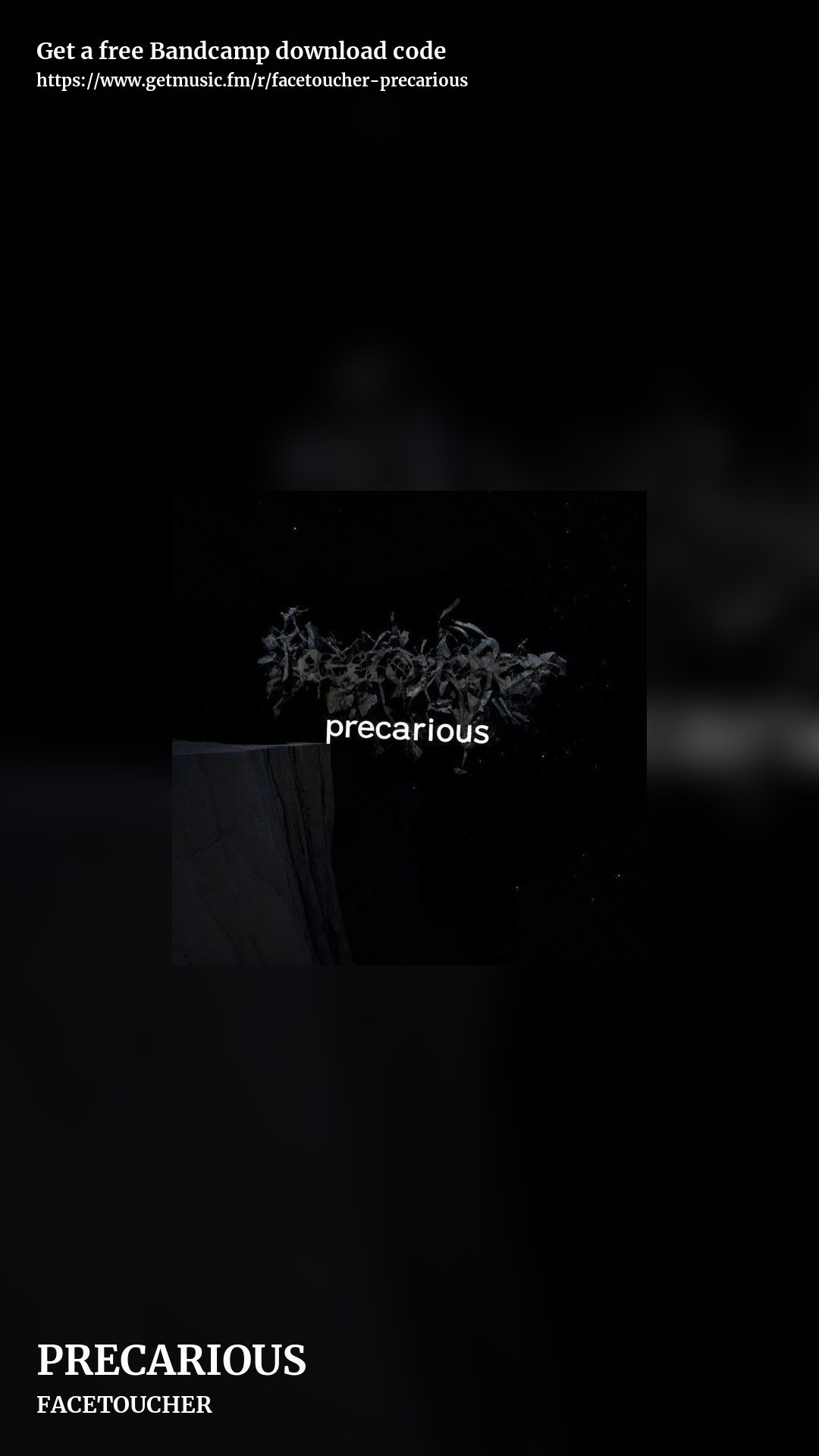 PRECARIOUS by FACETOUCHER, story promo share image