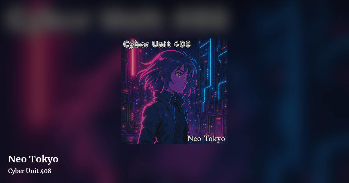 Neo Tokyo by Cyber Unit 408, landscape clean share image