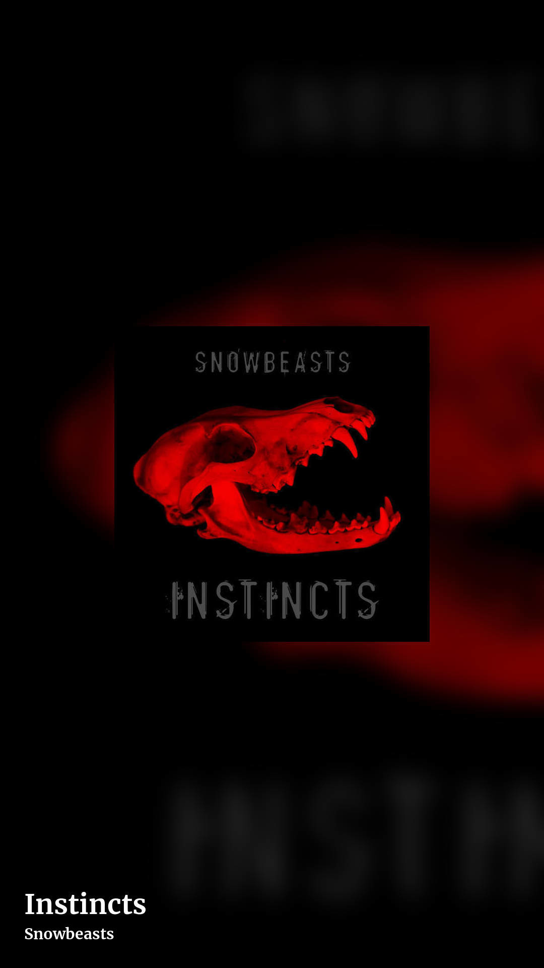 Instincts by Snowbeasts, story clean share image