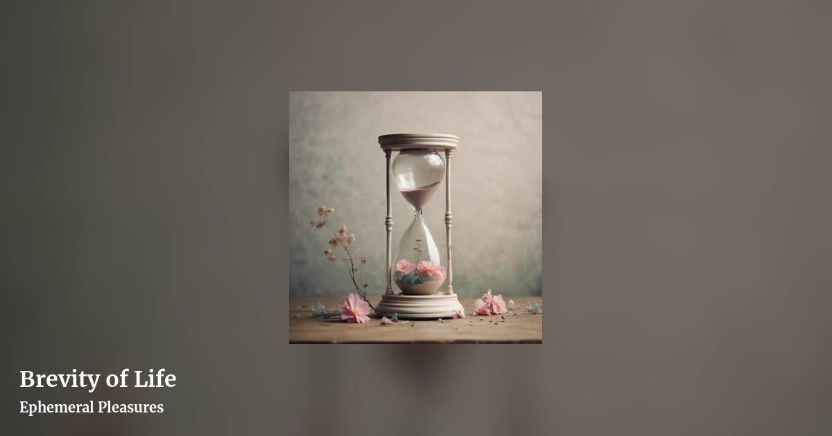 Brevity of Life by Ephemeral Pleasures, landscape clean share image