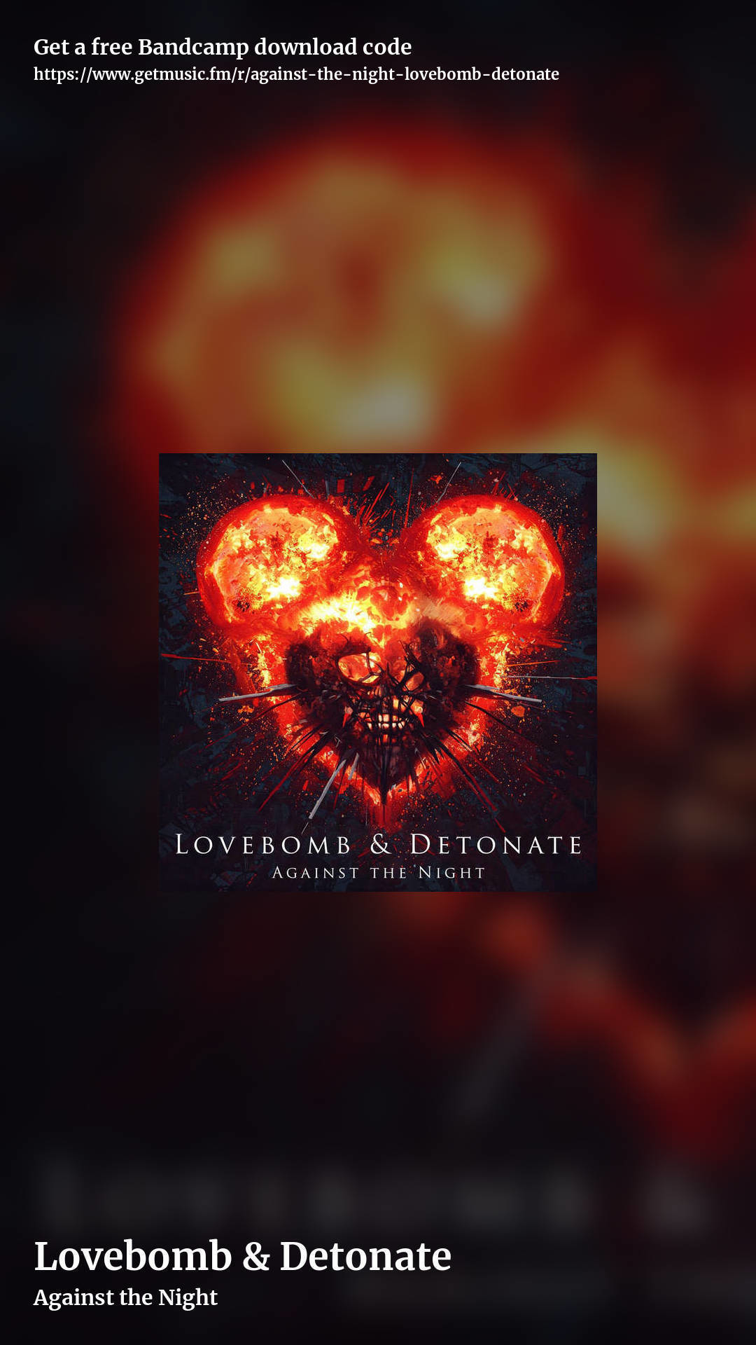 Lovebomb & Detonate by Against the Night, story promo share image