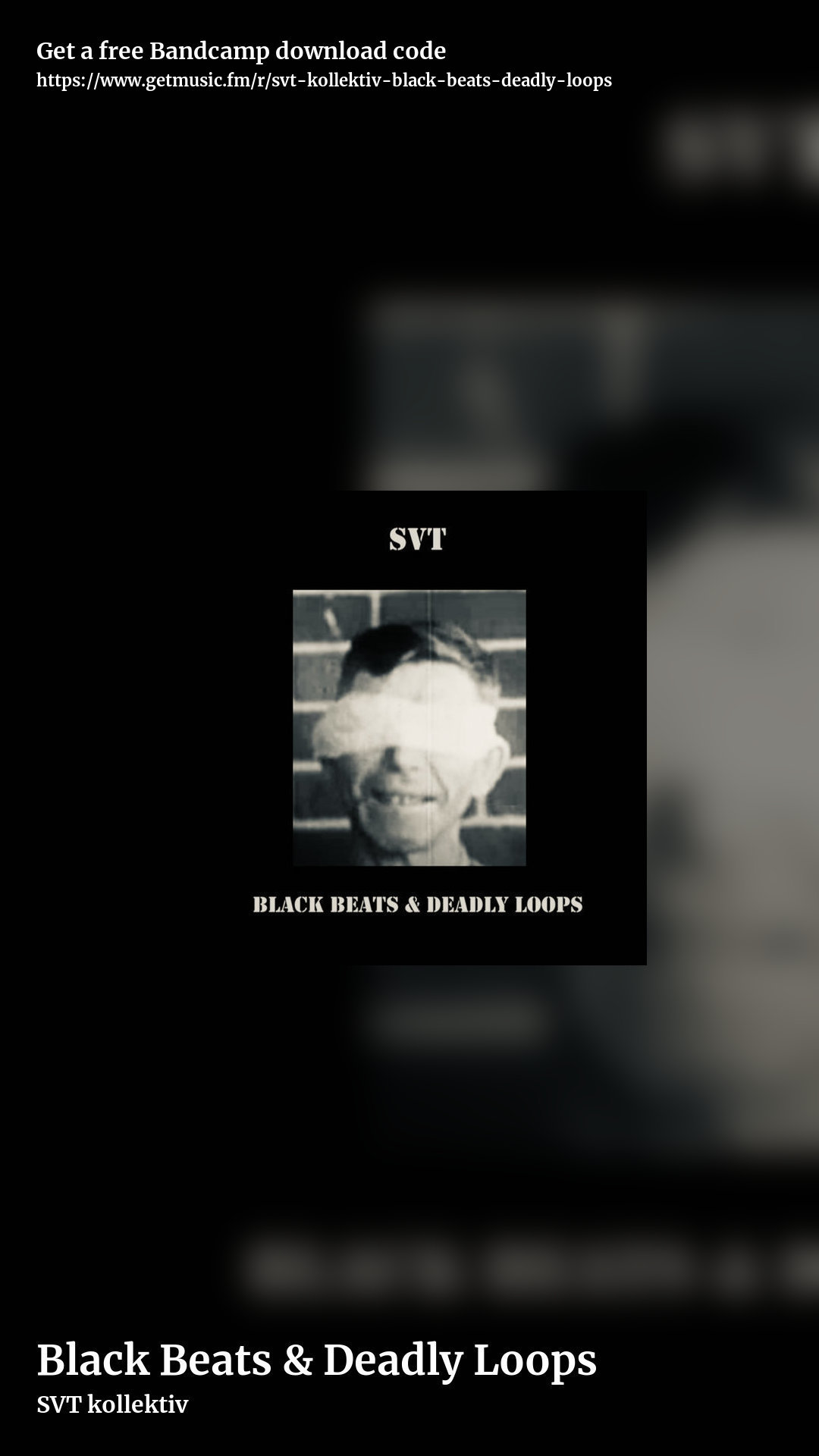 Black Beats & Deadly Loops by SVT kollektiv, story promo share image