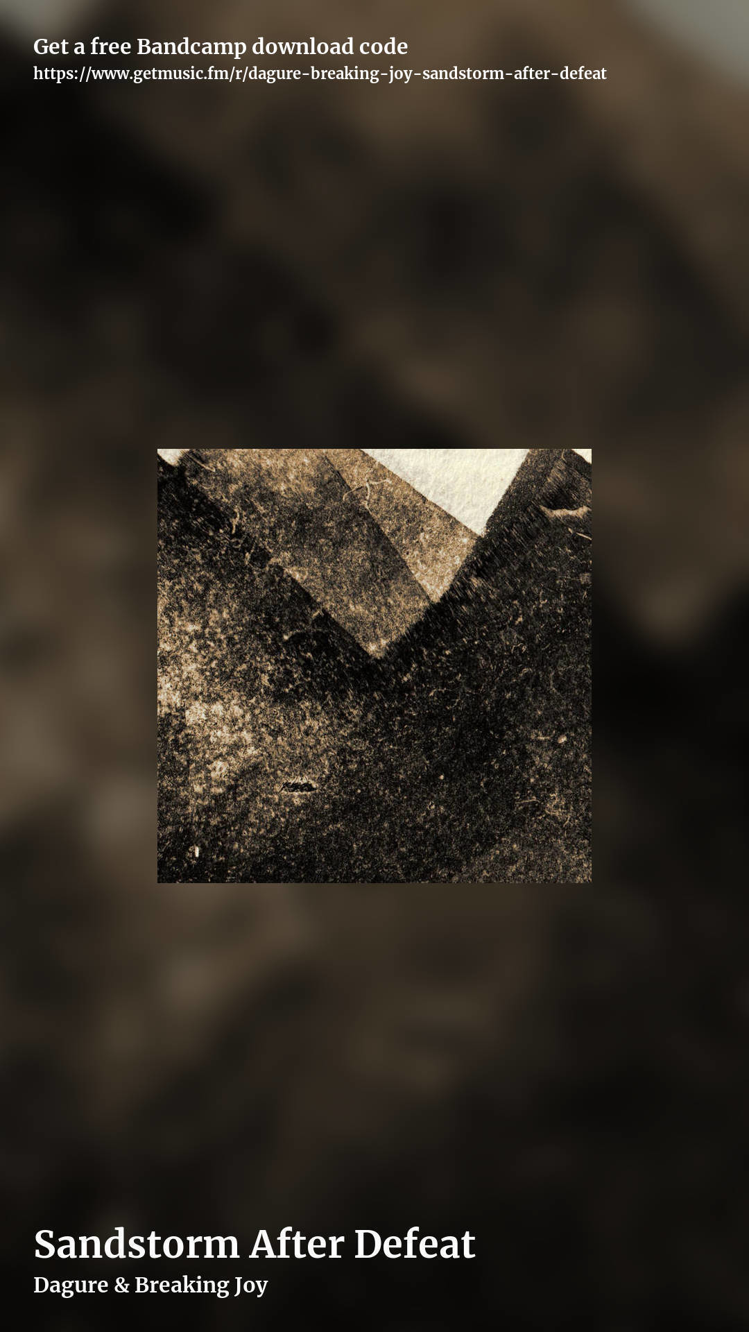 Sandstorm After Defeat by Dagure & Breaking Joy, story promo share image