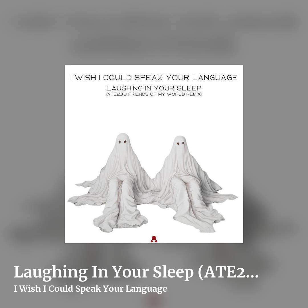 Laughing In Your Sleep (ATE23’s Friends Of My World Remix) by I Wish I Could Speak Your Language, square clean share image