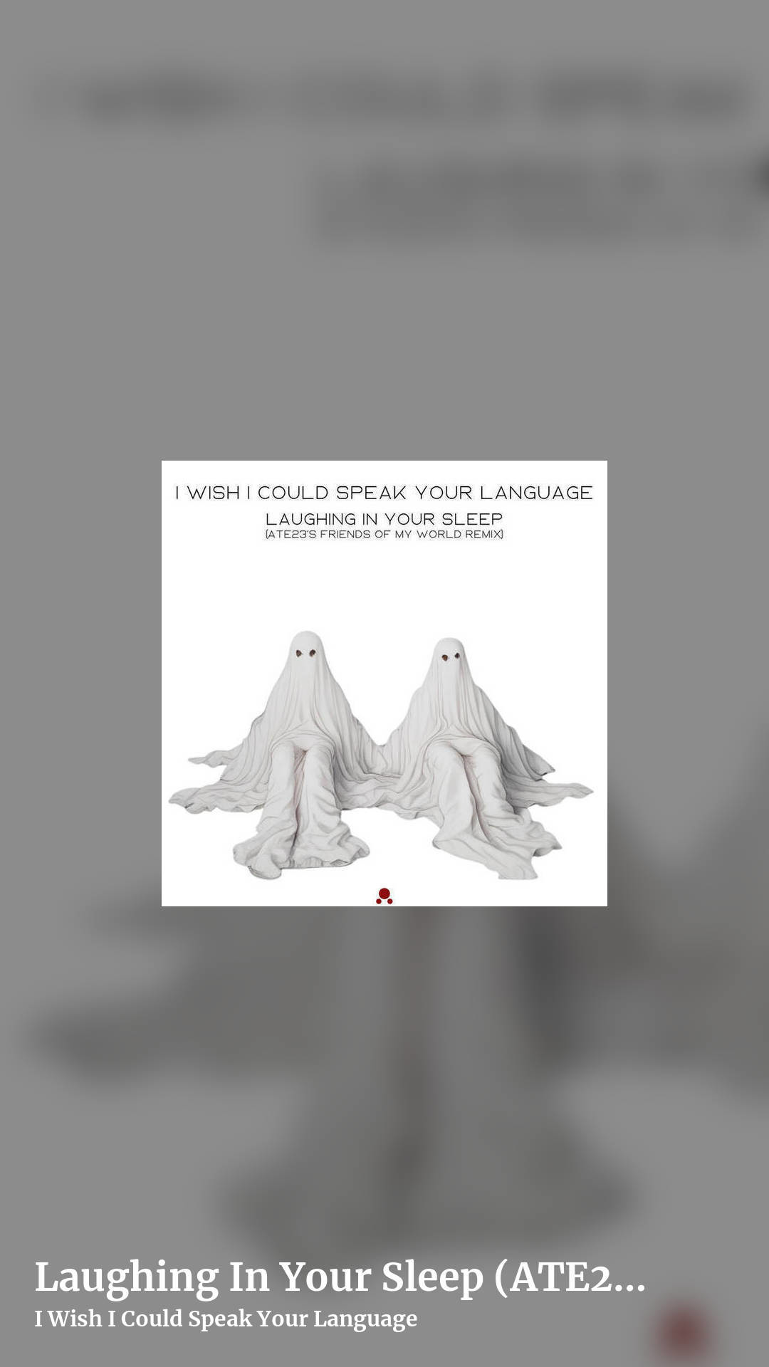 Laughing In Your Sleep (ATE23’s Friends Of My World Remix) by I Wish I Could Speak Your Language, story clean share image