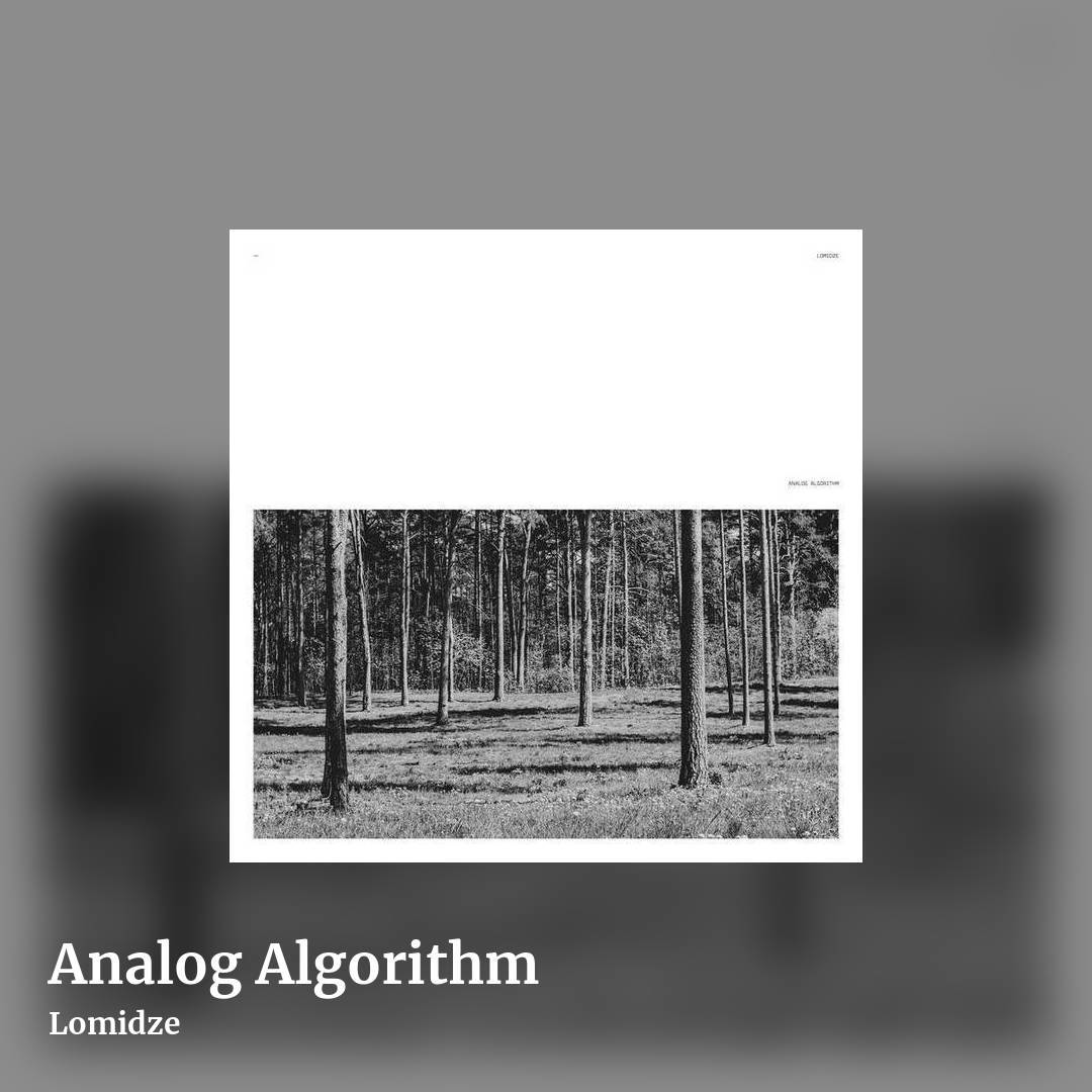Analog Algorithm by Lomidze, square clean share image