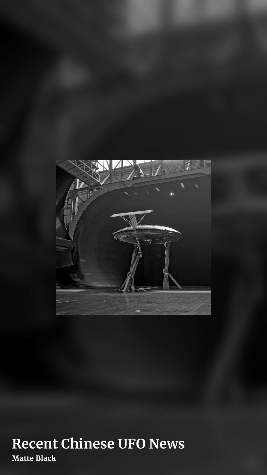 Recent Chinese UFO News by Matte Black, story clean share image