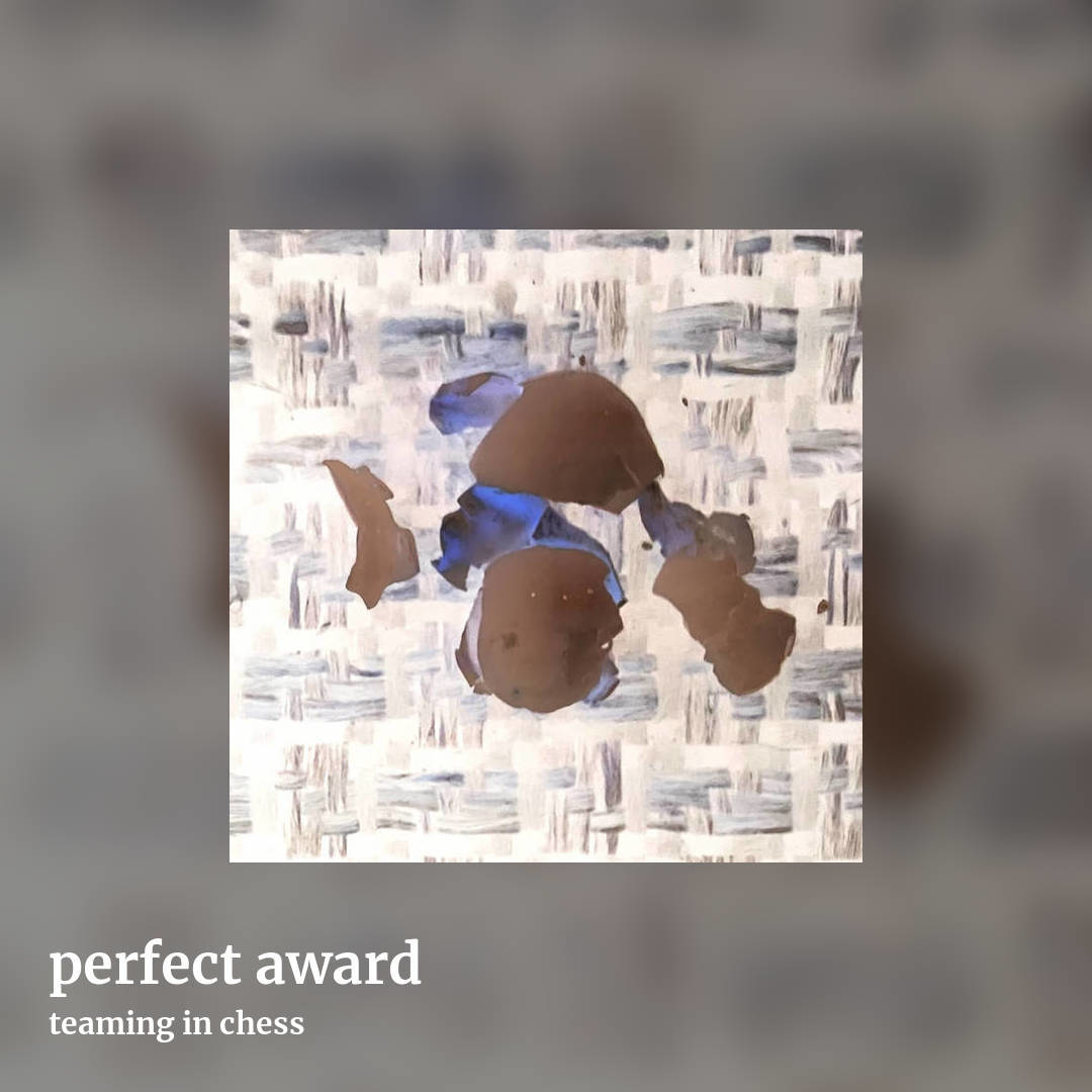 perfect award by teaming in chess, square clean share image