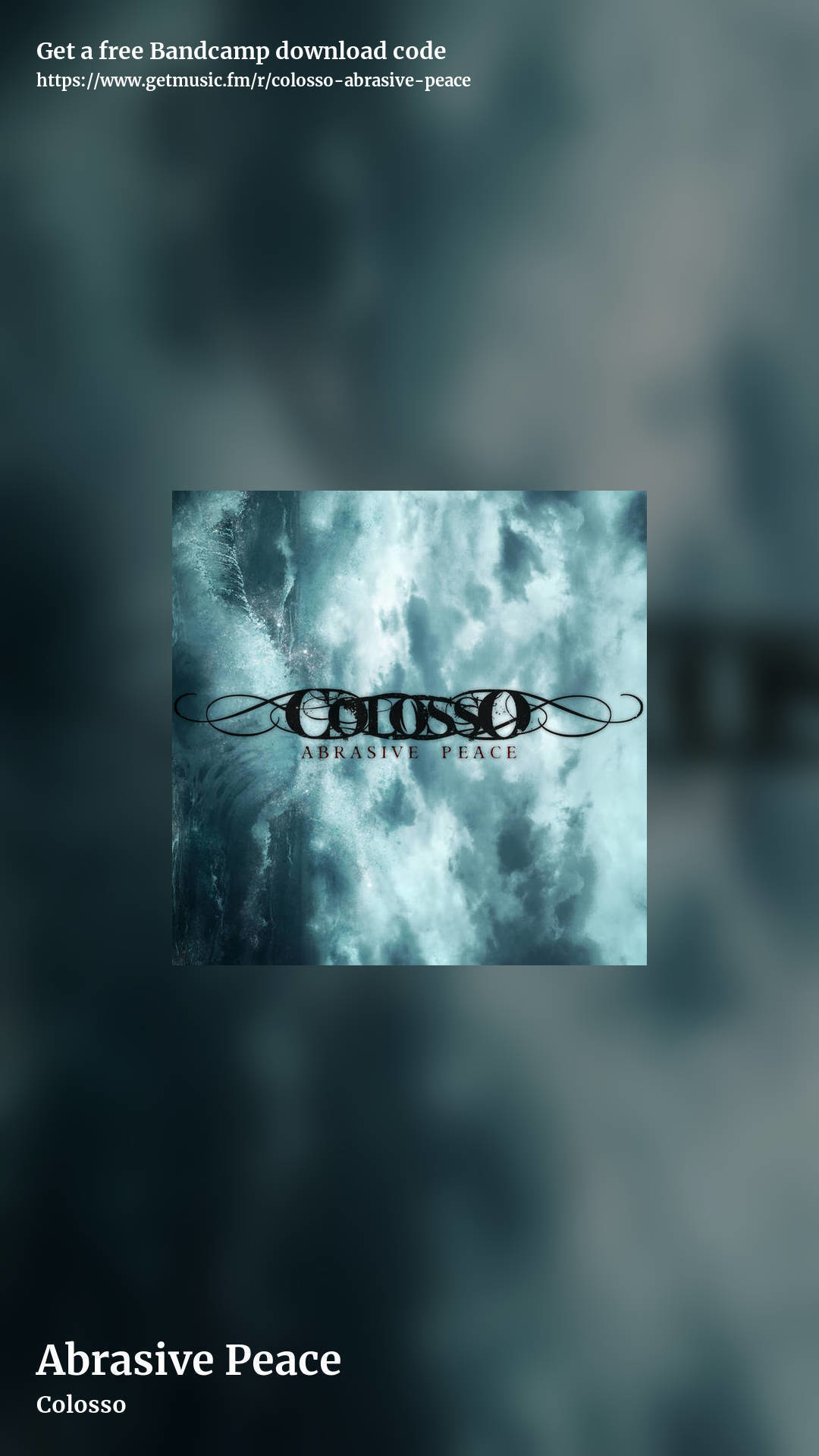 Abrasive Peace by Colosso, story promo share image