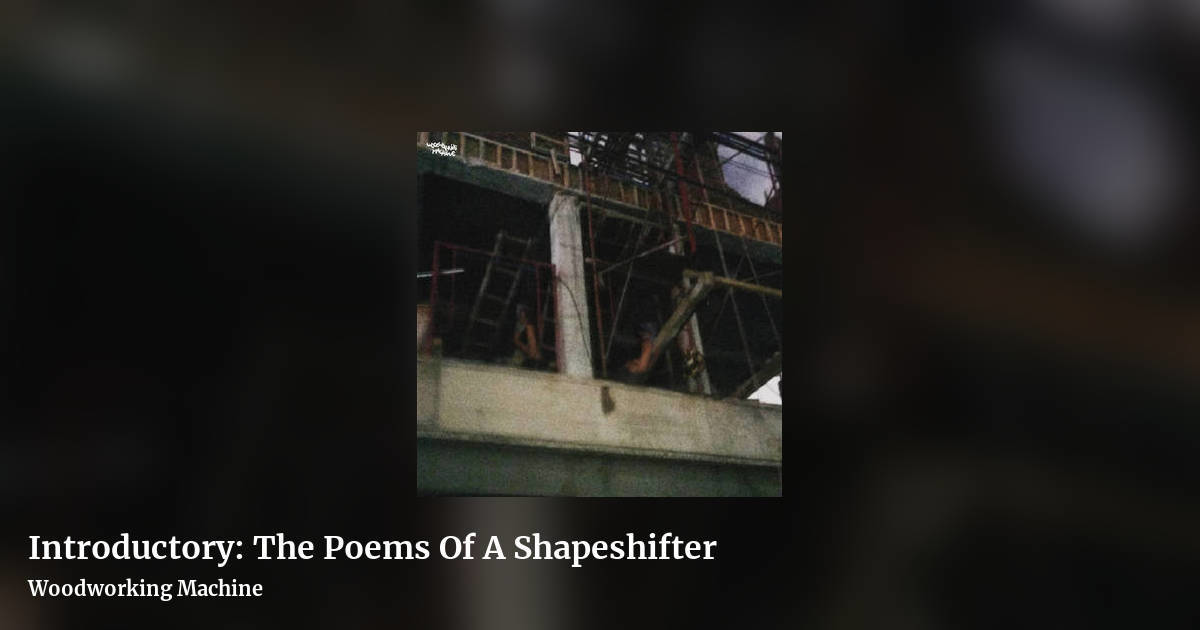 Introductory: The Poems Of A Shapeshifter by Woodworking Machine, landscape clean share image