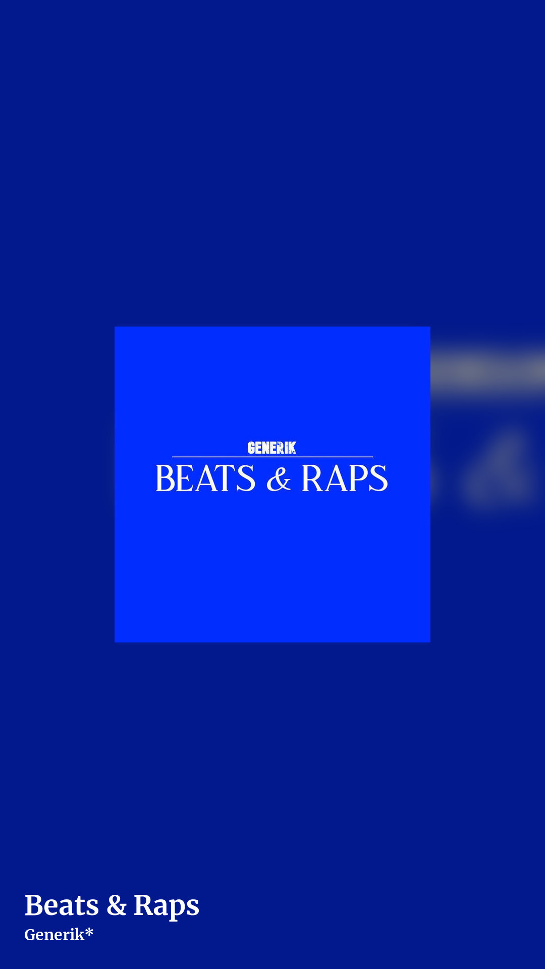 Beats & Raps by Generik*, story clean share image