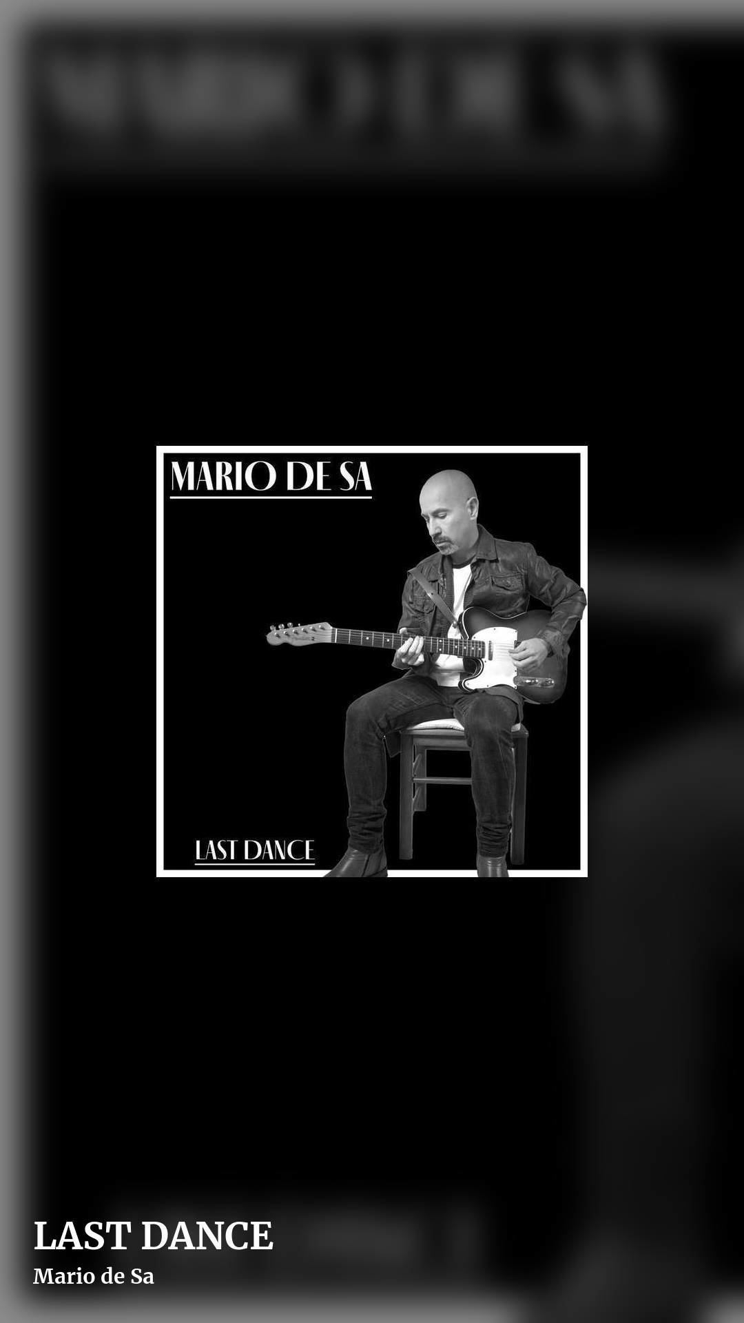 LAST DANCE by Mario de Sa, story clean share image