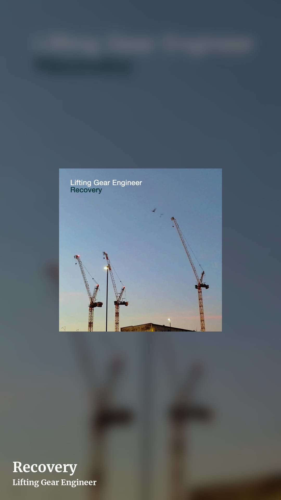 Recovery by Lifting Gear Engineer, story clean share image