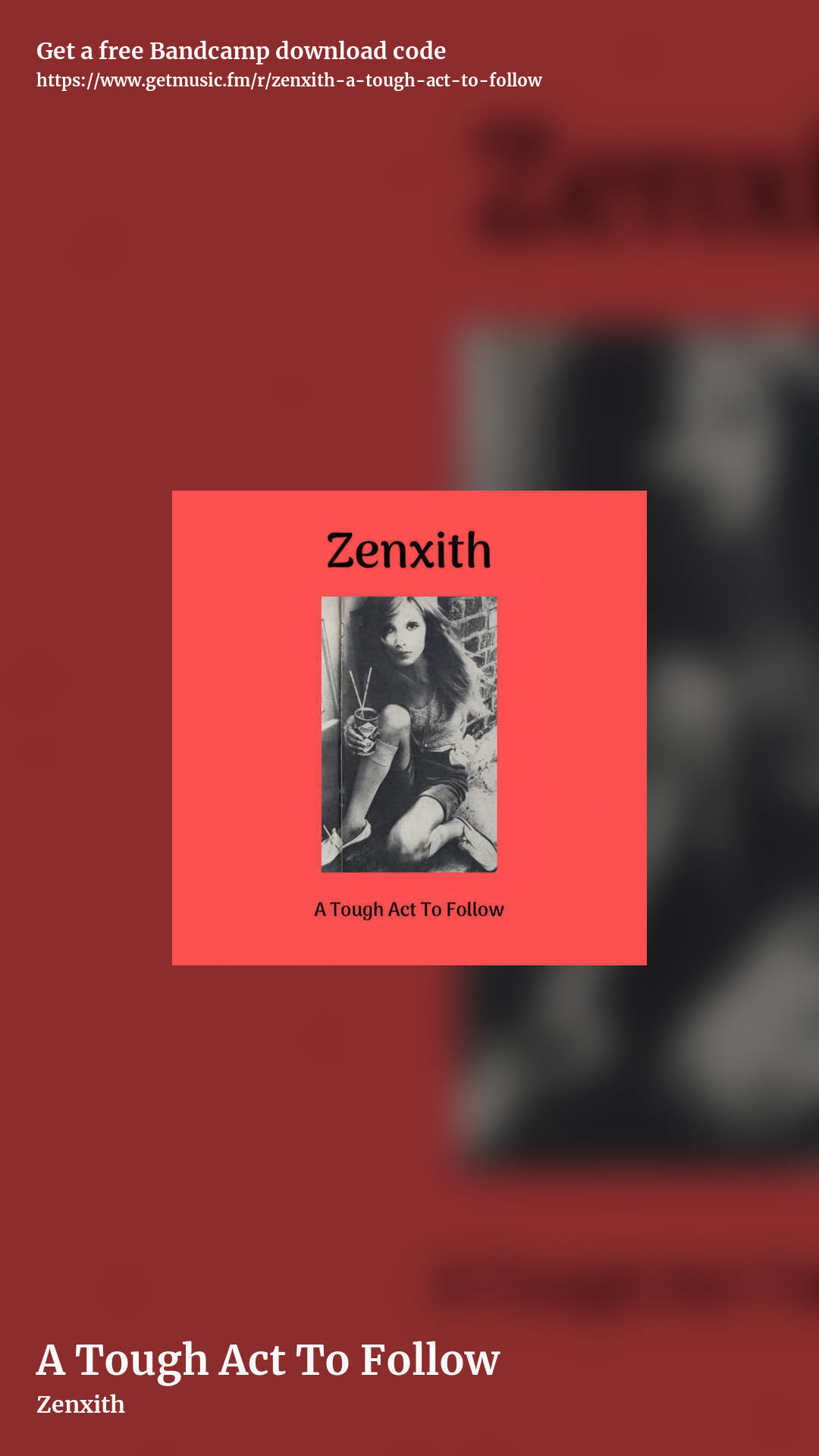 A Tough Act To Follow by Zenxith, story promo share image