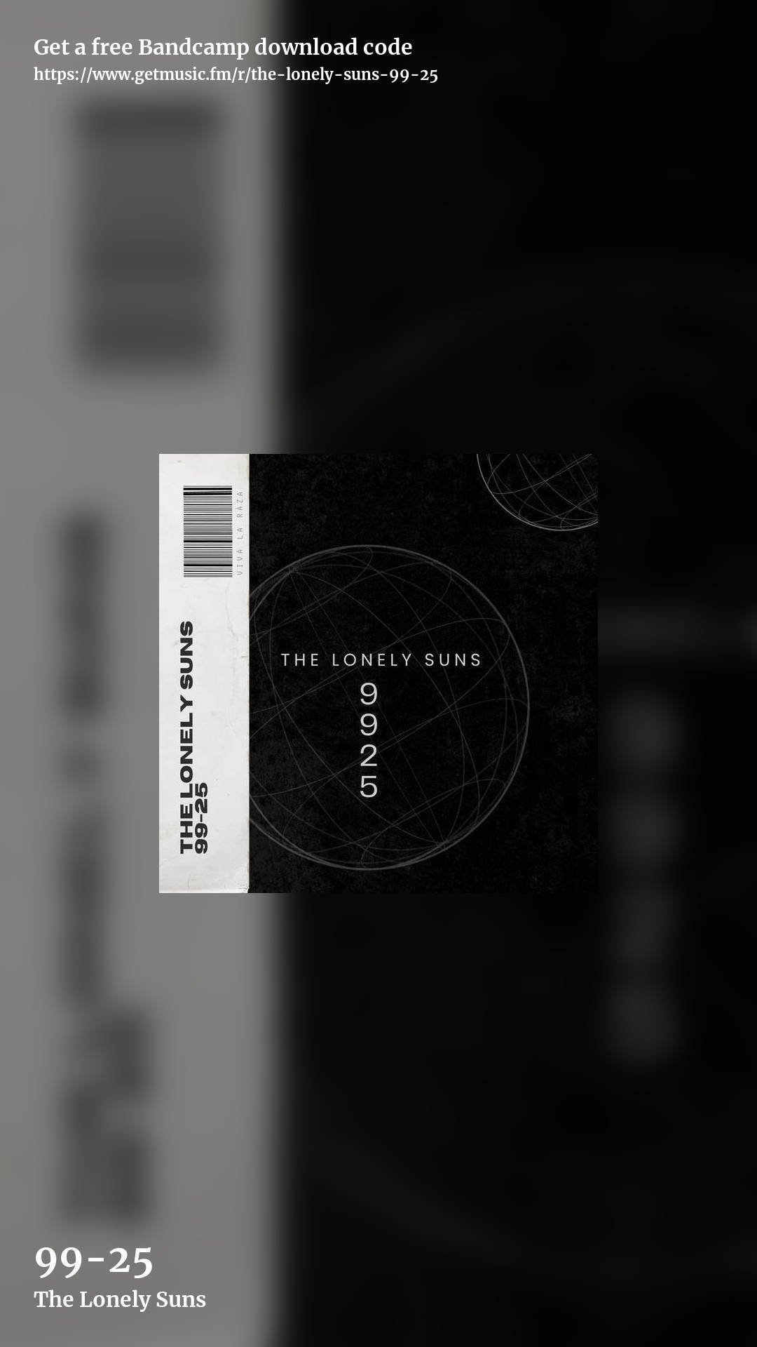 99-25 by The Lonely Suns, story promo share image