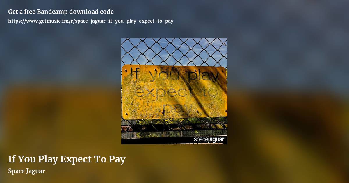 If You Play Expect To Pay by Space Jaguar, landscape promo share image