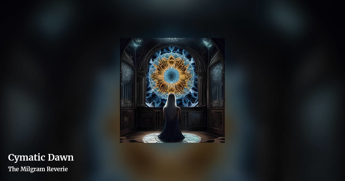 Cymatic Dawn by The Milgram Reverie, landscape clean share image